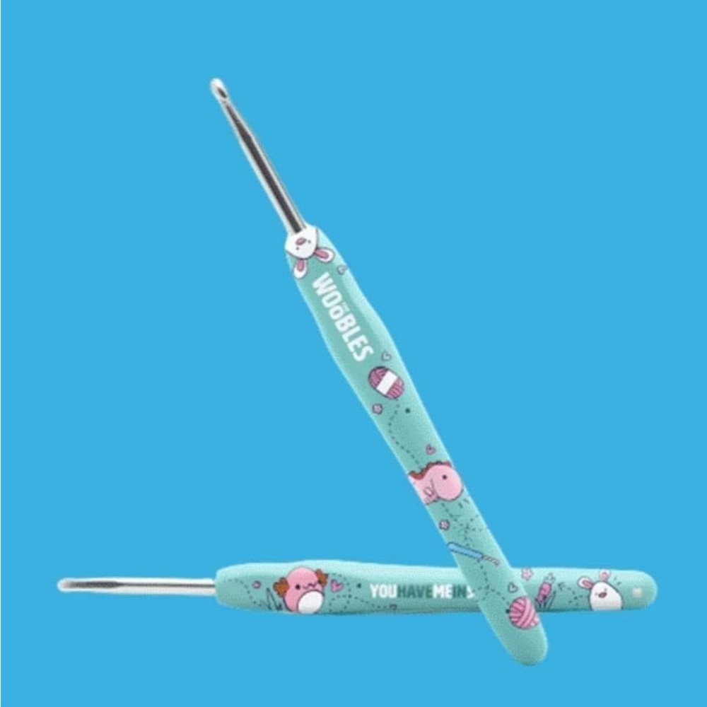 Woobles Crochet Hook Set - Blue and Pink